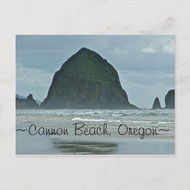 Postal Haystack Rock, Cannon Beach Oregon (Anverso)
