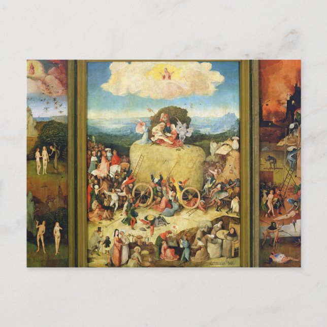 Postal Haywain, 1515 (Anverso)