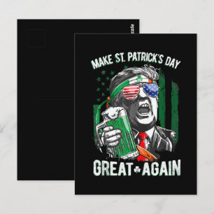 Postal Haz de nuevo genial el día de San Patricio Diverti