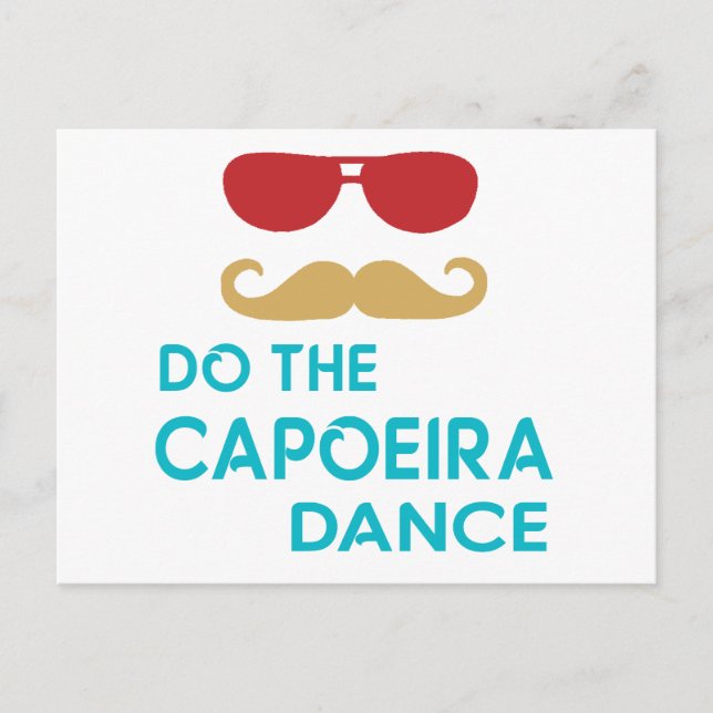 Postal Haz el baile de la Capoeira (Anverso)