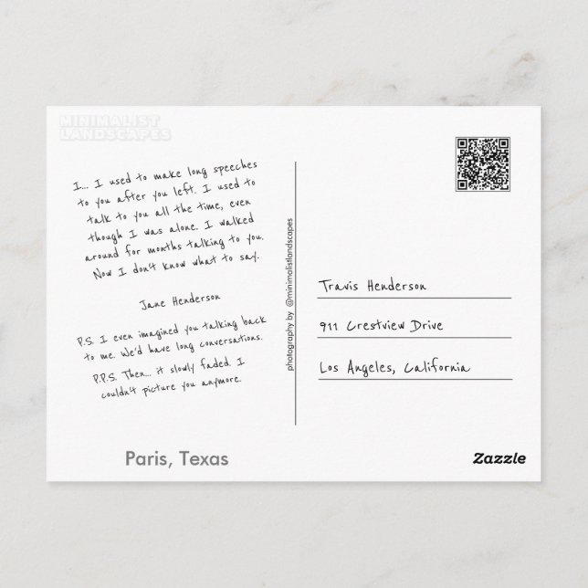 Postal Haz lo propio (Reverso)