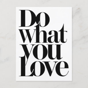 Postal haz lo que amas