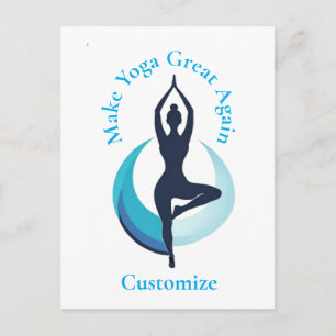 Postal Haz Que El Yoga Sea Grande Otra Vez Thunder_Cove