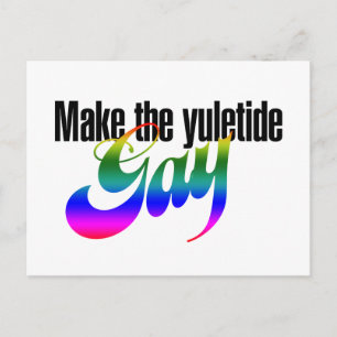 Postal Haz que la yuletide GAY