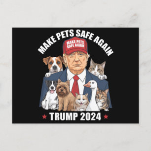 Postal Haz Que Las Mascotas Sean Seguras De Nuevo Trump 2
