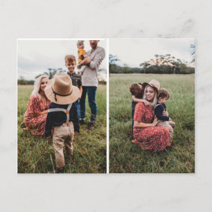 Postal Haz Tu Propia Colage de Fotos Familiares Personali