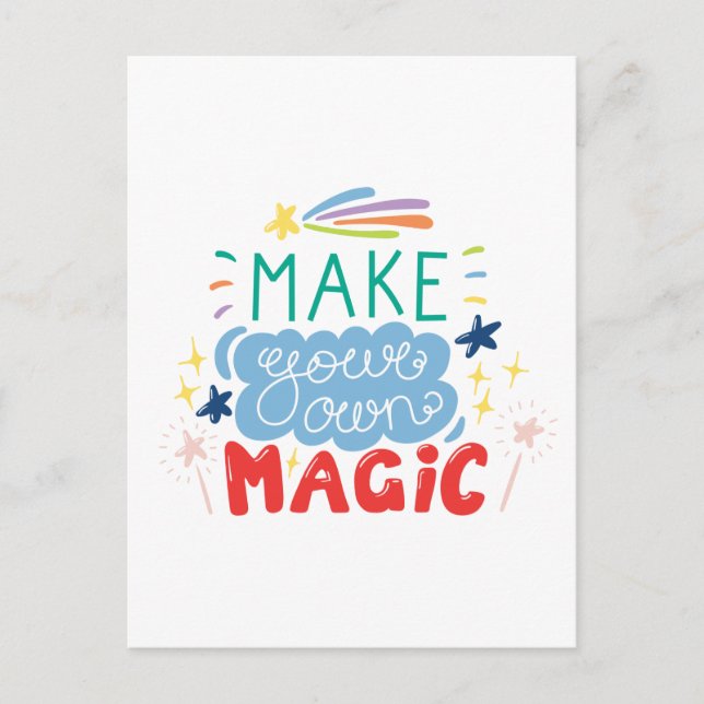 Postal Haz tu propia magia (Anverso)