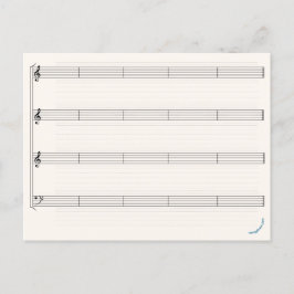 Postal "Haz tu propia música" Rising Dove