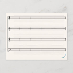 Postal "Haz tu propia música" Rising Dove