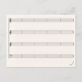 Postal "Haz tu propia música" Rising Dove