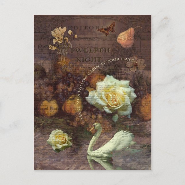 Postal Hazme una cabaña salvaje... (Anverso)