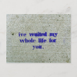 Postal He esperado toda mi vida por ti