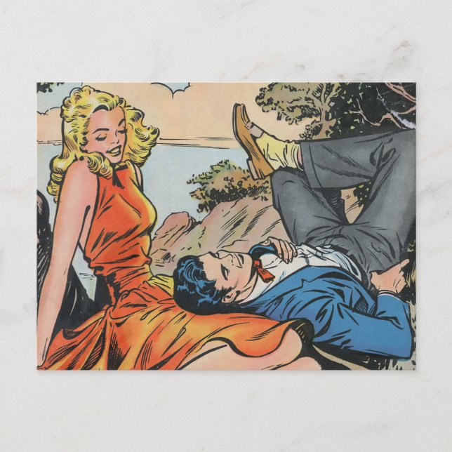 Postal He liderado una vida de trabajo (Anverso)