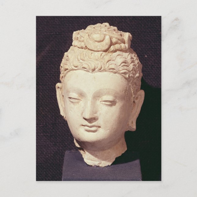 Postal Head of a Buddha, Greco-Buddhist style (Anverso)