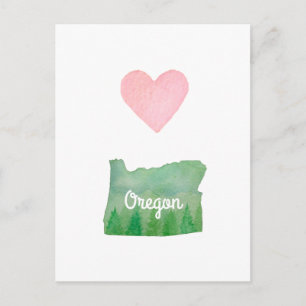 Postal Heart (Love) Oregon State Green Valley