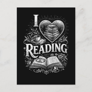Postal Heart of a Book Lover