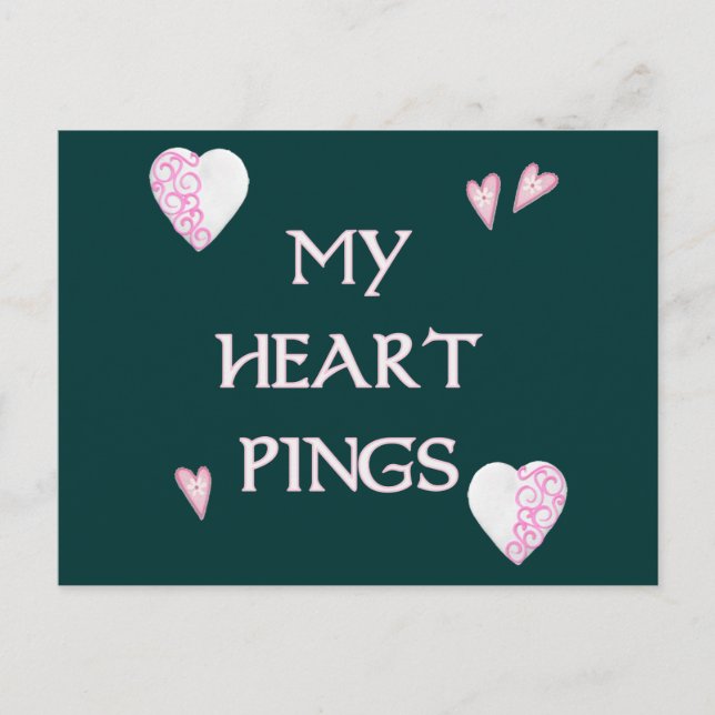 Postal Heart Pings Ping Pong (Anverso)
