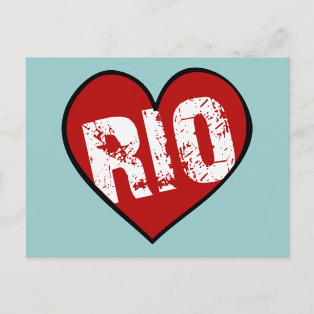 POSTAL HEART RIO (Anverso)