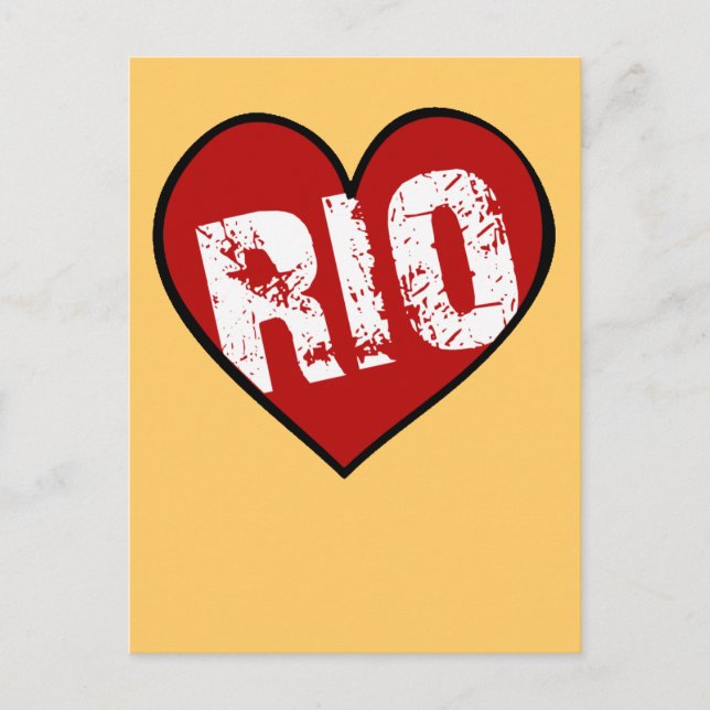 POSTAL HEART RIO (Anverso)