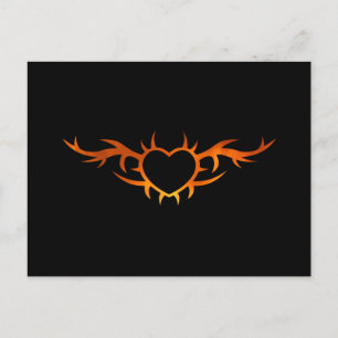 Postal Heart Tattoo