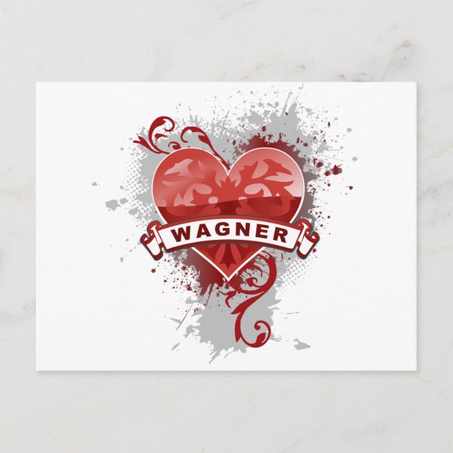 Postal Heart Wagner (Anverso)