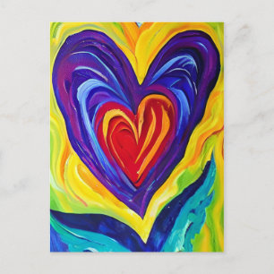 Postal Hearts painting