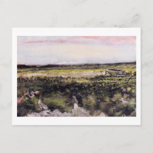 Postal Heath con una carretilla, Vincent van Gogh