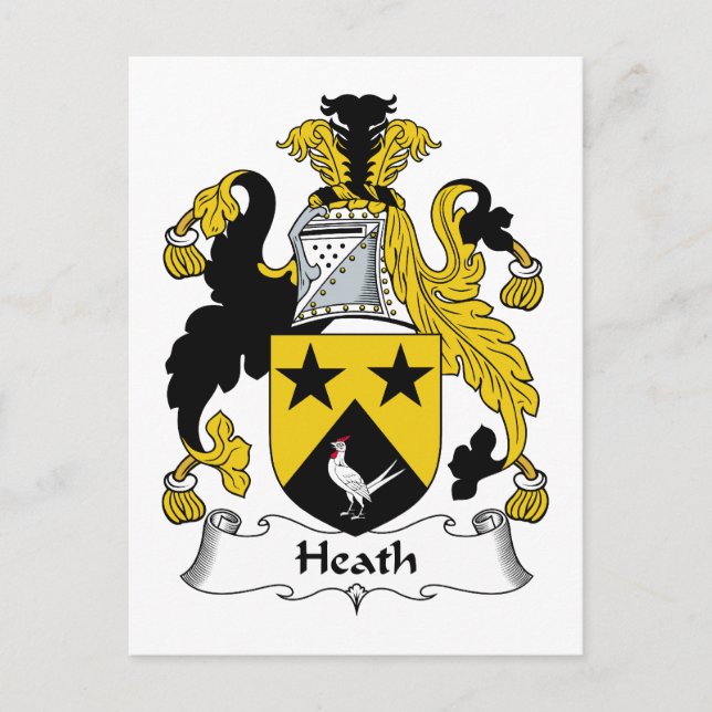 Postal Heath Family Crest (Anverso)