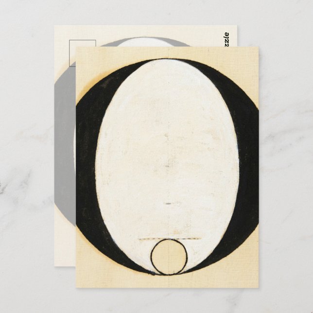 Postal Heathens, 1920, por Hilma af Klint (Anverso / Reverso)