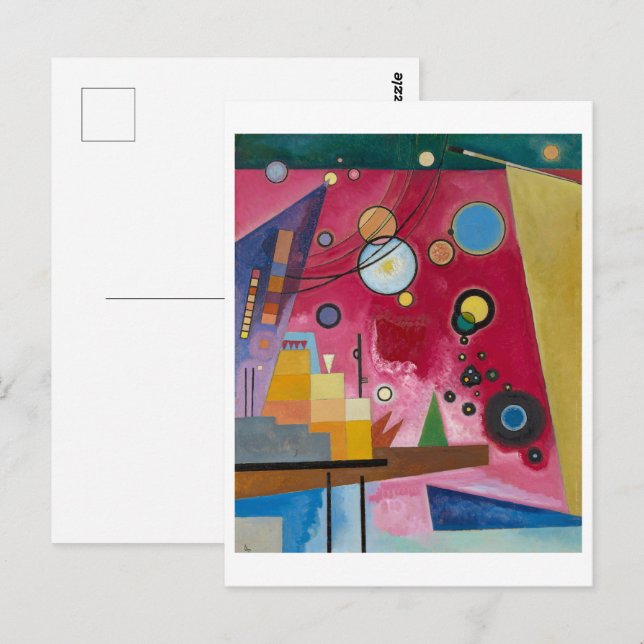 Postal Heavy Red | Kandinsky | (Anverso / Reverso)