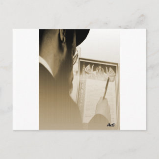 Postal Hebreo por aes