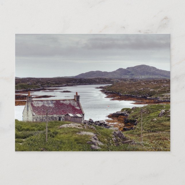 Postal Hébridas Exteriores de la isla de Barra (Anverso)