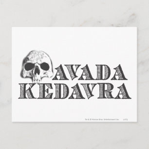 Postal Hechizo de Harry Potter   Avada Kedavra