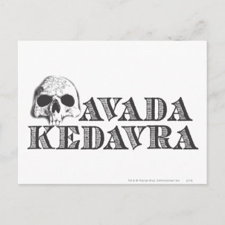 Postal Hechizo de Harry Potter | Avada Kedavra