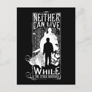 Postal Hechizo de Harry Potter | Ninguno puede vivir