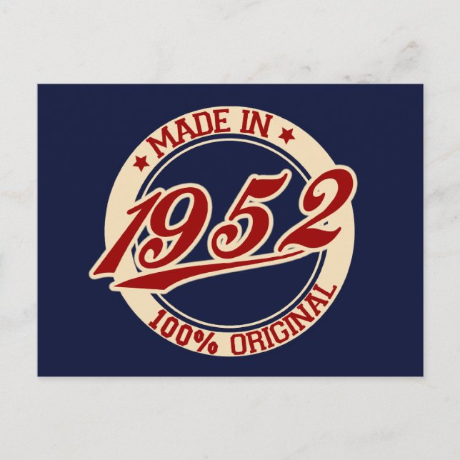 Postal Hecho En 1952 (Anverso)