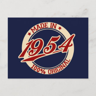 Postal Hecho En 1954