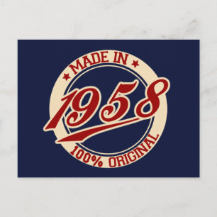 Postal Hecho En 1958
