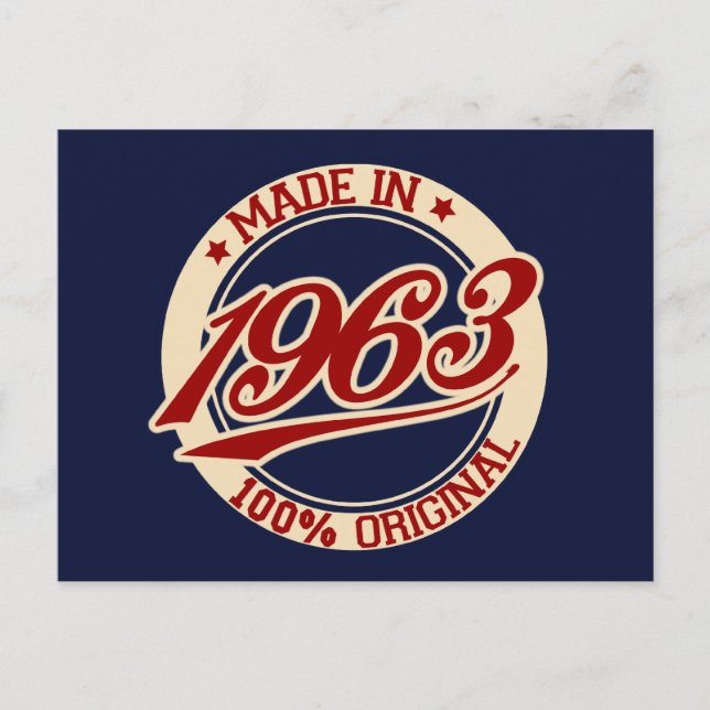 Postal Hecho En 1963 (Anverso)
