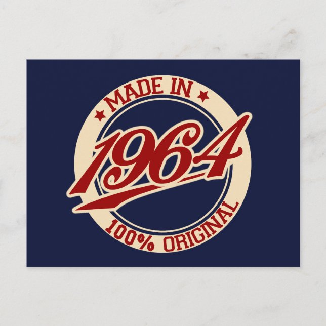 Postal Hecho En 1964 (Anverso)