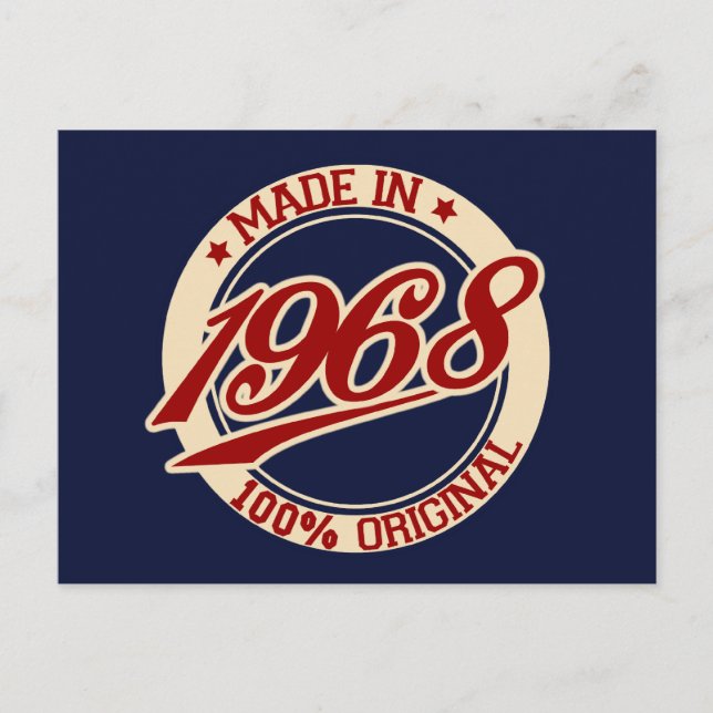 Postal Hecho En 1968 (Anverso)