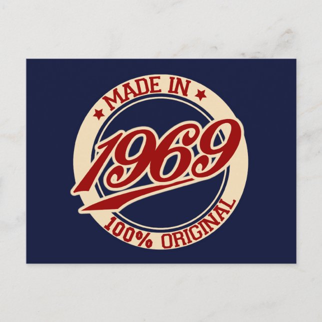 Postal Hecho En 1969 (Anverso)