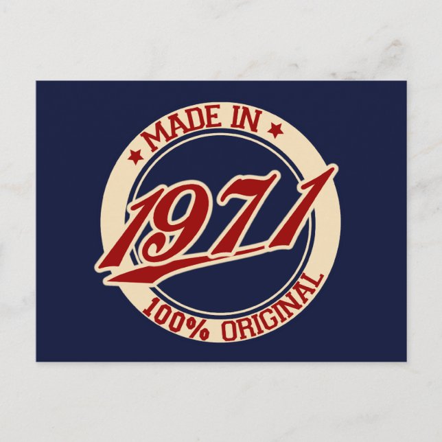 Postal Hecho En 1971 (Anverso)