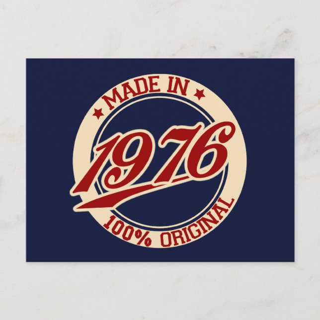 Postal Hecho En 1976 (Anverso)