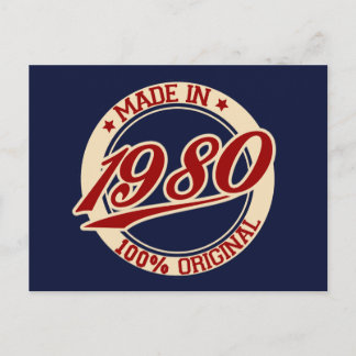 Postal Hecho En 1980