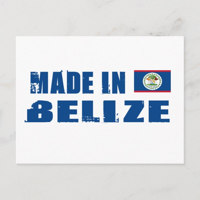 Postal Hecho en Belice (Anverso)