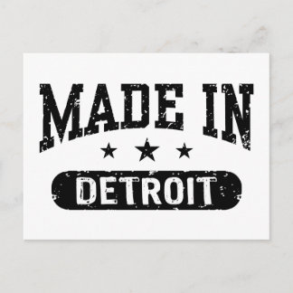Postal Hecho en Detroit
