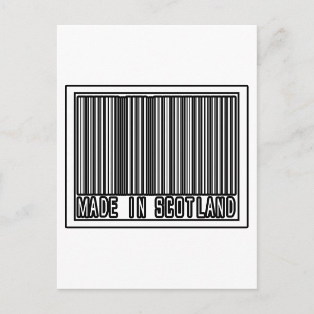 Postal Hecho en Escocia (Anverso)