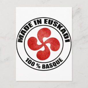 Postal hecho en Euskadi Bayonne