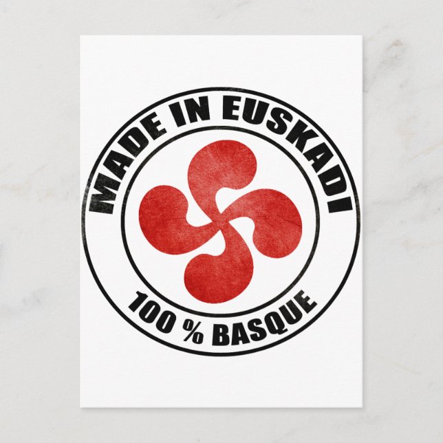 Postal hecho en Euskadi Bayonne (Anverso)